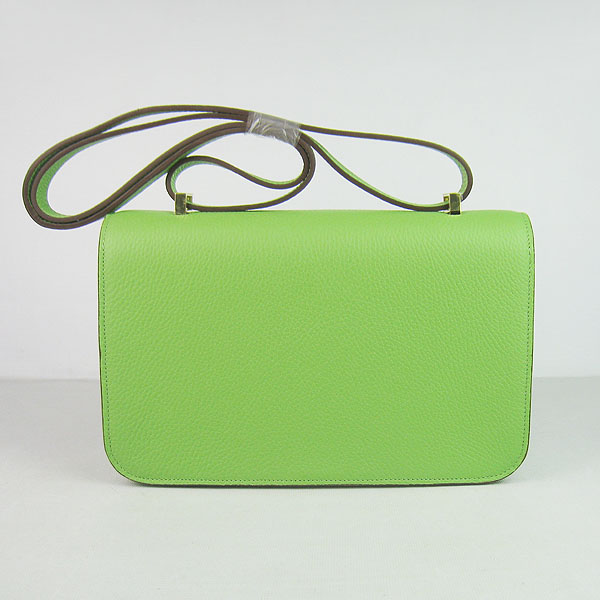 7A Hermes Constance Togo Leather Single Bag Green Gold Hardware H020 - Click Image to Close